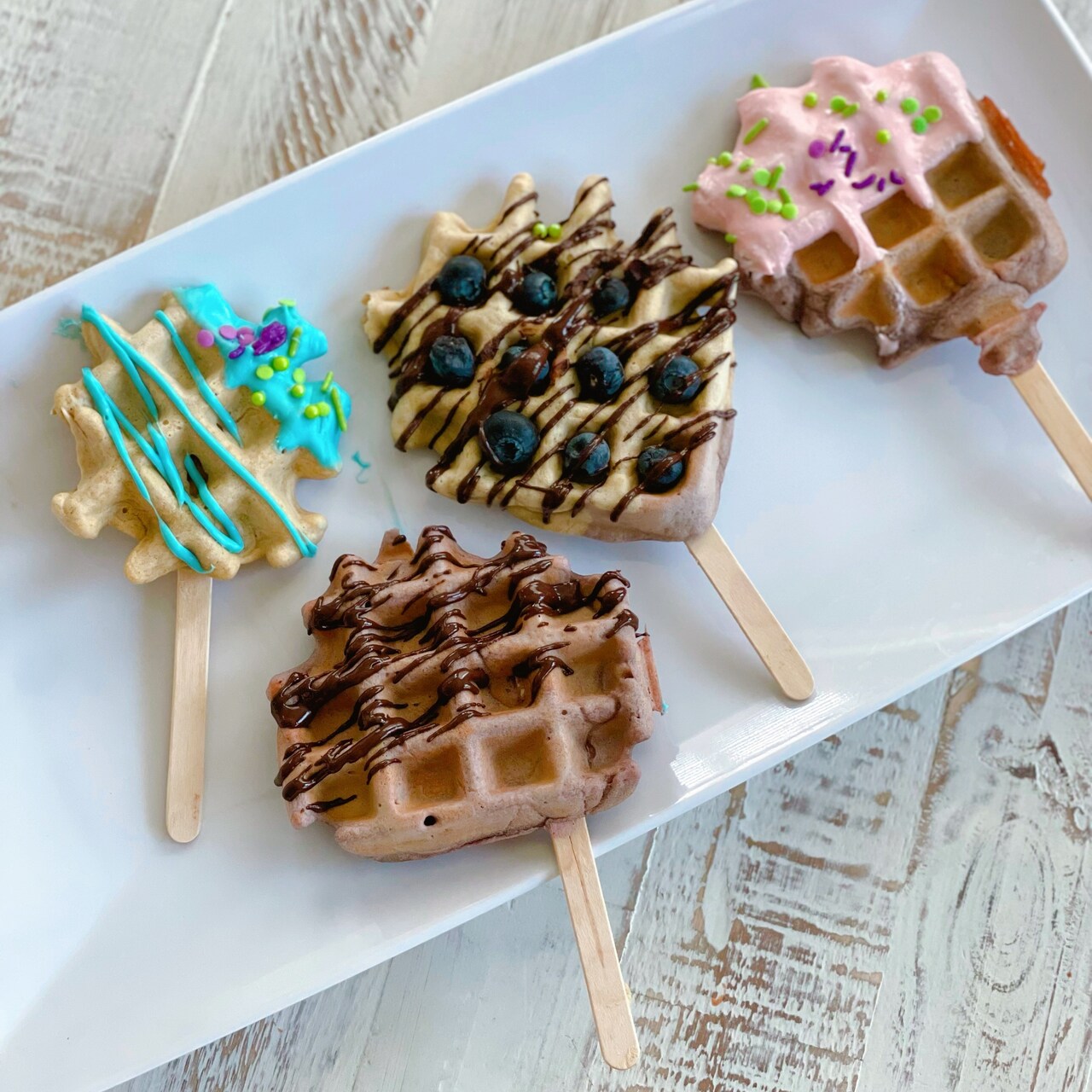 Gourmet Waffle Pops with @wildbakes